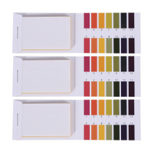 3 set 240 Strips Professional 1-14 pH litmus paper ph test strips water cosmetics soil pH Test Paper Strips with control card