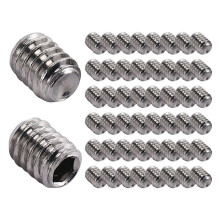 50Pcs M2.5 x 3mm Stainless Steel Hex Socket Set Grub Screws Headless Cup Point