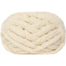 (Beige) 1Pcs Chunky Knit Chenille Yarn – Super Soft Big Jumbo Blanket Yarn for Hand Knitting
