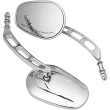 Motorrad-Rückspiegel (8 mm) – Kompatibel mit Harley Road King, Sportster, Fatboy, Dyna FXDF, FLSTF Softail – Besonderes Geschenk
