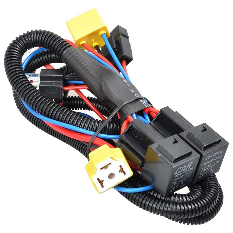 Wiring Harness, Car Head Wiring Harness Halogen Lamp H4 Enhance Cable Socket Enhancer Brightener 12V_special Gift Light 6902344660008