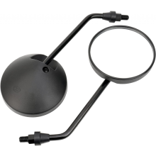 Universele motorfiets achteruitkijkspiegel, stuureindspiegel, ronde zijspiegels, 3,94 inch (9,04 cm), rond, aluminium, 10 mm, compatibel met Suzuki,