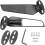 2pcs Motorcycle Side Mirror, Adjustable Rotating Wind Wing Mirror Replacement Compatible with Ninja 250, 300, H2, H4_Special Gift 1