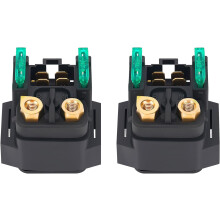 2 stuks startrelais, compatibel met Yamaha ATV YFM350 YFM400 YFM450 YFM660 YFM 350 400 450 660 Raptor Grizzly Kodiak Wolverine Big Bear