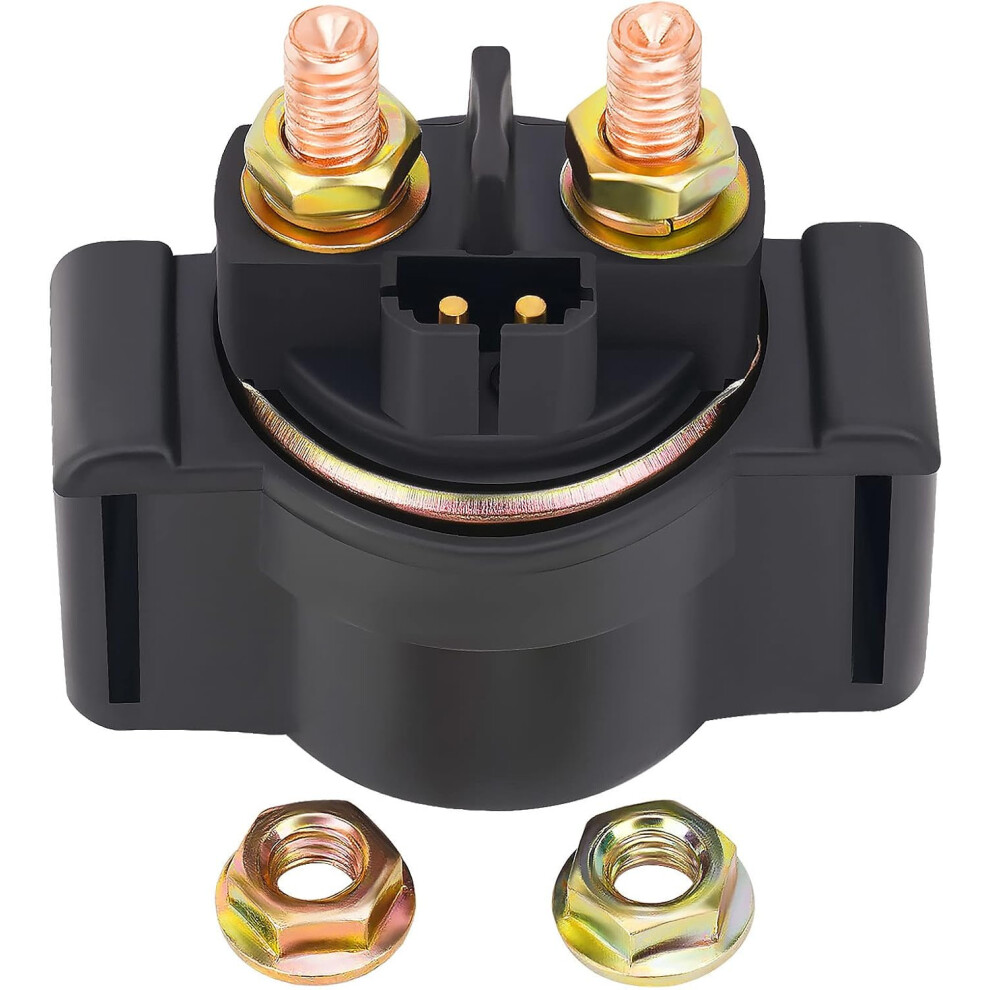 Motorcycle Starter Relay Solenoid 27010-1075 27010-1314 Compatible With Kawasaki El250 Eliminator 250 1988 1989,Kl600 Klr600 1985 1986 1988-1994,Kl65 6902344661043