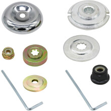 Arten von Rasenmähermesser-Adaptersets, Gartenmaschinen-Bürstenmesser-Adapteraufsatz-Wartungsset, kompatibel mit Faden- und Universaltrimmern