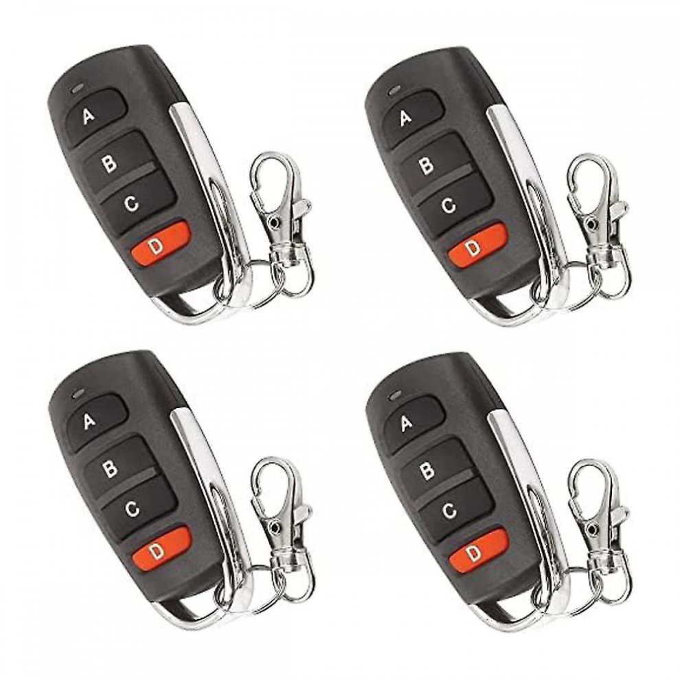 4Pcs Universal Duplicator Remote Garage Door Remote,Remote For Gate, Remote Control Key Fob, Replacement Garage Door_special Gift 6902344665379