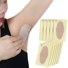 Okselzweetpads, 5 stuks onzichtbare zelfklevende katoenen anti-transpirant stickers voor de oksels, wegwerp anti-transpiratie absorberende deodorant