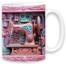 12 oz Sewing Mug, Funny Women's Birthday Gift Coffee Mugs for Moms, Sisters, Grandmothers, Aunts, Daughters of any age_Special Gift