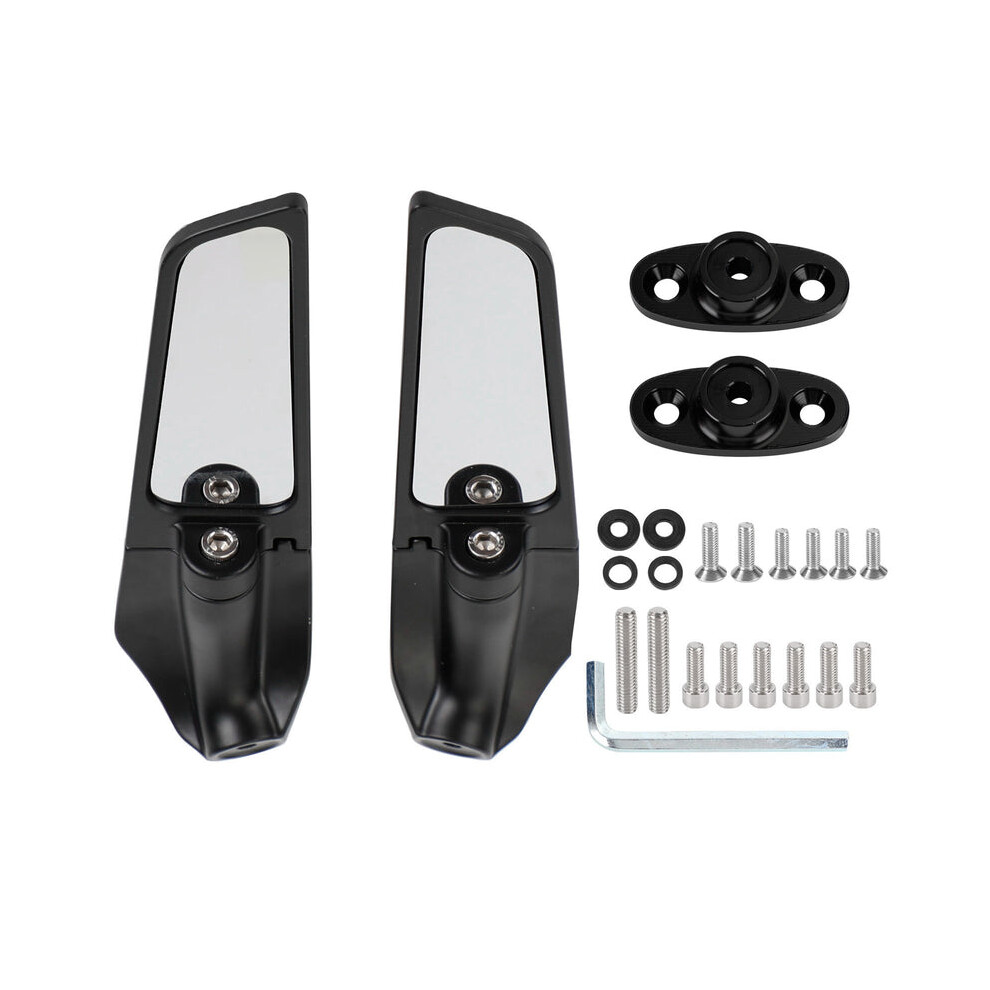 Adjustable Wing Fin Rearview Mirrors For Honda Cbr600rr Cbr600 F F4 F4i 99-21_Special Gift 6902344659644