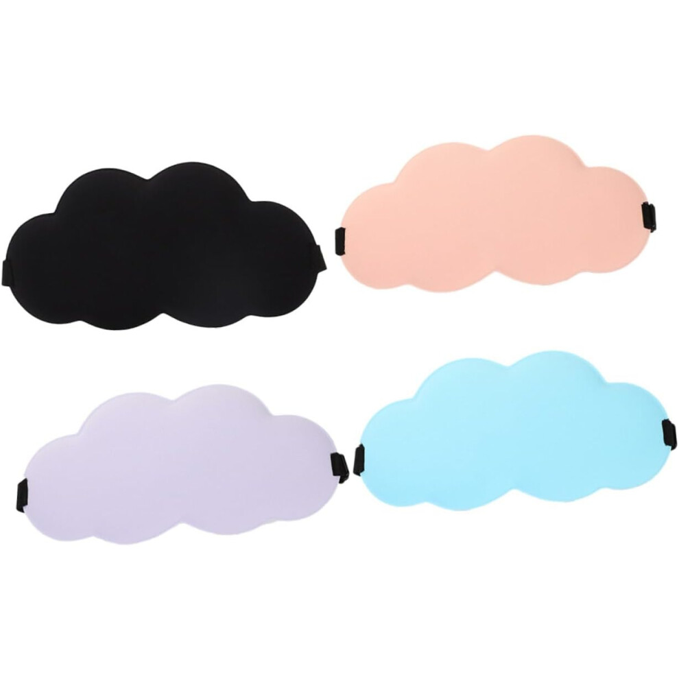 4pcs 3D Eye Mask 4pcs Sleeping Eye Mask for Women Eye Mask Sleeping Night Blindfold Sleep Mask for Women Sleeping Masks Aldult Travel Slow Rebound Sp