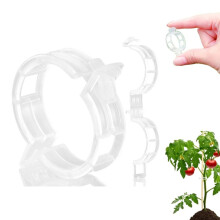 150 Pflanzenbefestigungsclips, Pflanzenclips kompatibel mit Kletterpflanzen, transparente Pflanzenclips, Gartenclips, Pflanzenstützclips, Pflanzencli