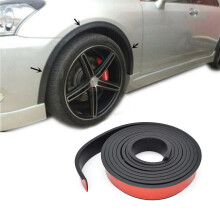 Fender Flare Edge Trim,1.2"(3CM)*4.9FT*2PCS Car Wheel Eyebrow Arch Trim Lips Strip Fender Flare Protector Universal Rubber Wheel Eyebrow Protector_Sp