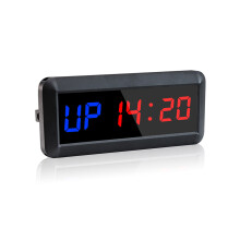 Multifunctionele LED-sporttimer, geschikt voor Tabata/FGB/EMOM-intervaltrainingen, met aftel- en stopwatchfunctie voor thuis, in de garage, de sports