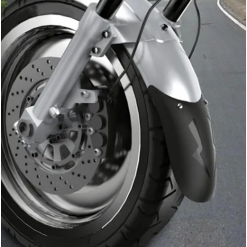 Motorcycle Mud Flaps, compatible Motorcycle Front Mudguard Plastic Excellent Toughness Unique Pattern Motorcycl_Special Gift 1