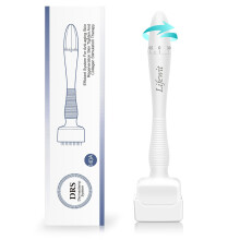 Adjustable Microneedling Derma Stamp, Derma Roller Alternative, Reusable Microneedle pen with Needle Cover, Skin Care Tools for Face Body, Hair Beard