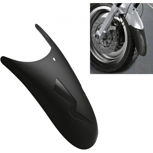 Motorcycle Mud Flaps, compatible Motorcycle Front Mudguard Plastic Excellent Toughness Unique Pattern Motorcycl_Special Gift 2