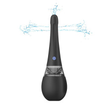 Automatische elektrische douche klysma lamp, oplaadbaar reinigingssysteem met 3 intensiteitsmodi 5 sprinkler, waterdichte siliconen reiniger kit com