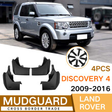 4 pezzi Parafanghi anteriori e posteriori compatibili con Land Rover Discovery 4 2009-2016, protezioni antispruzzo e antischizzi - Regalo speciale