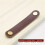 4 Pieces Leather Pulls compatible Drawer, Handmade Leather Drawer Pulls Cabinet Dresser Door Handle Knobs with Screw, Brown_Special Gift 1