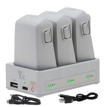 YX Drohnen-Akkuladegerät für FLIP 3-Wege-Ladehub Akku-Ladebutler für FLIP Zubehör