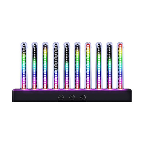 Sound Control Pickup Light Dynamic Gradient RGB Ambient Light Universal Car Air Vent Ornament LED Interior Decor Light