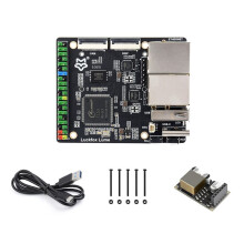 Luckfox Płyta Rozwojowa Lume do Linux Oparta na Dwóch Portach Gigabit Ethernet T153, Pamięci DDR3 128 MB, Pamięci Flash 256 MB z Modułem POE