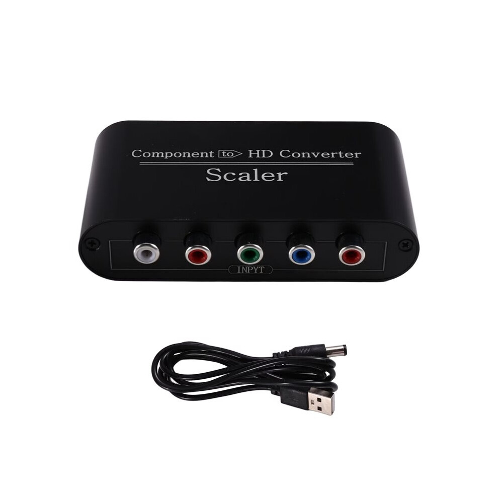 Component To -Compatible Hd Converter Ypbpr + Audio To Hd Converter 1080P For Hdtv Monitor Projector 4711787506482