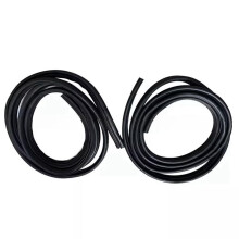 1Pair Rear Opening Door Weatherstrip 55277293AA 55277294AA for  Ram 1500 2500 02-10 Rubber Waterproof Sealing Strip