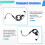 Auricolare con Altoparlante e Microfono, PTT per  Vertex VX-6R VX-7R 4