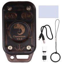 Lecteur de Puces RFID Chameleon V3.0, Émulateur de Cartes à Puce, Lecteur/Graveur D'Étiquettes NFC 125 KHz/13,56 MHz + Carte UID