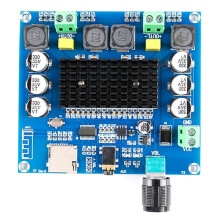Moduł Audio O Dużej Mocy XH-A105, 2 X 100 w, Dwukanałowy, Zgodny z Technologią , TDA7498, Obsługuje Wejście AUX dla Głośników Kina Domowego