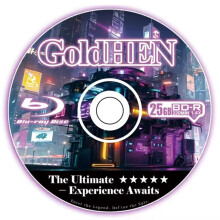 För PS4 GoldHEN Jailbreak Tool Disc - Stöder Firmware 9.0-12.52 Boot Eject Payload Helper-Versionen.