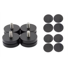 4pcs 45mm M8 Aluminum Alloy Foot Pads for Audio Amplifier CD DAC Speaker Bass Foot Pads High Fidelity A