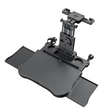 Expandable Car Backseat Desk with Non-Slip Pad & Device Holder Back Tray for Laptop Dining