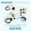450W High-Power Brushed Motor Bicycle Modification Kit 24V  Reduction Motor Modification Set for Right Side Bicycle 4