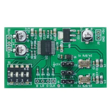 Placa de Aquisição de Dados ADC de 24 Bits de Canal Duplo WM8782 com Saída Digital Alinhada À Esquerda/Direita para Áudio Analógico AUX e I2S