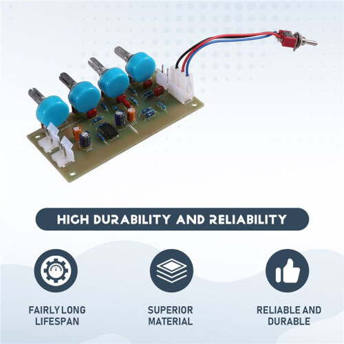 Selbstgebaute Gitarren-Single-Effekt-Front-End-EQ-Tonleiterplatine 1