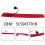 5C5945701B Car Rear Left Bumper Reflector for  Beetle 2012-2016 3