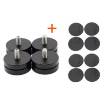 4pcs 45mm M8 Aluminum Alloy Foot Pads for Audio Amplifier CD DAC Speaker Bass Foot Pads High Fidelity A