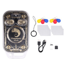 Chameleon V3.0 RFID Chip Reader Emulator + 7XCUID-Karten/6XUID-Schlüsselanhänger 125K 13,56 MHz ID IC Tag Kopierer NFC Lese- und Schreibgerät