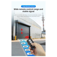 433MHz Remote Control Clone Learning 4CH Car Key Garage Door Gate Opener Duplicator Universal 4 Buttons Door Remotes A