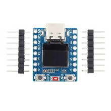 Scheda di Sviluppo  ESP32-C3 Modulo Wi-Fi 2.4G 4 BT con Display OLED da 0,42", Flash da 4 MB, Antenna In Ceramica USB Type-C, 2 Pezzi