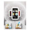 Waterproof Rotating Mobile Phone Holder for Bath Room No Drilling Wall Mounted Storage Organizer Rectangle 6