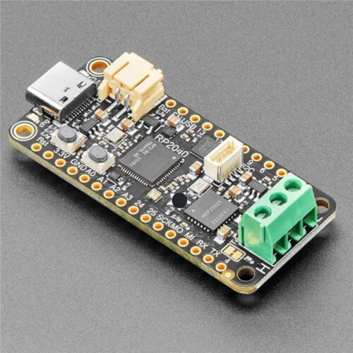 RP2040 CAN Bus Feather with MCP2515 CAN Controller, STEMMA QT, 5724 Development Board, SPI CAN Interface for 1