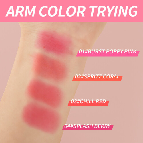4PCS Jelly Blush Stick Lip & Cheek Stain 1