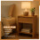 MDF Bedside Table with Drawer and Shelf 6