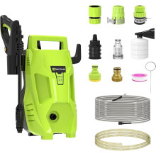 180Bar High-Pressure 500L/H Flow Rate Electric Pressure Washers with 3 In 1 Adjustable Nozzle
