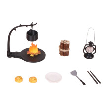 1/12 Scale Realistic Firewood Set For Miniature Outdoor-A
