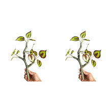 Natural Lookings Artificial Plant for Reptiles Climbing 2PCS-22